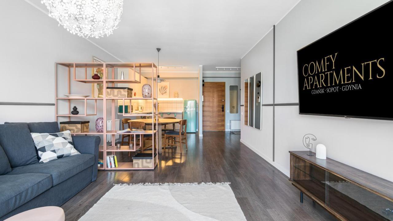 Waterlane W Oknami Na Rzeke - Marina View - Comfy Apartments Gdańsk Zewnętrze zdjęcie