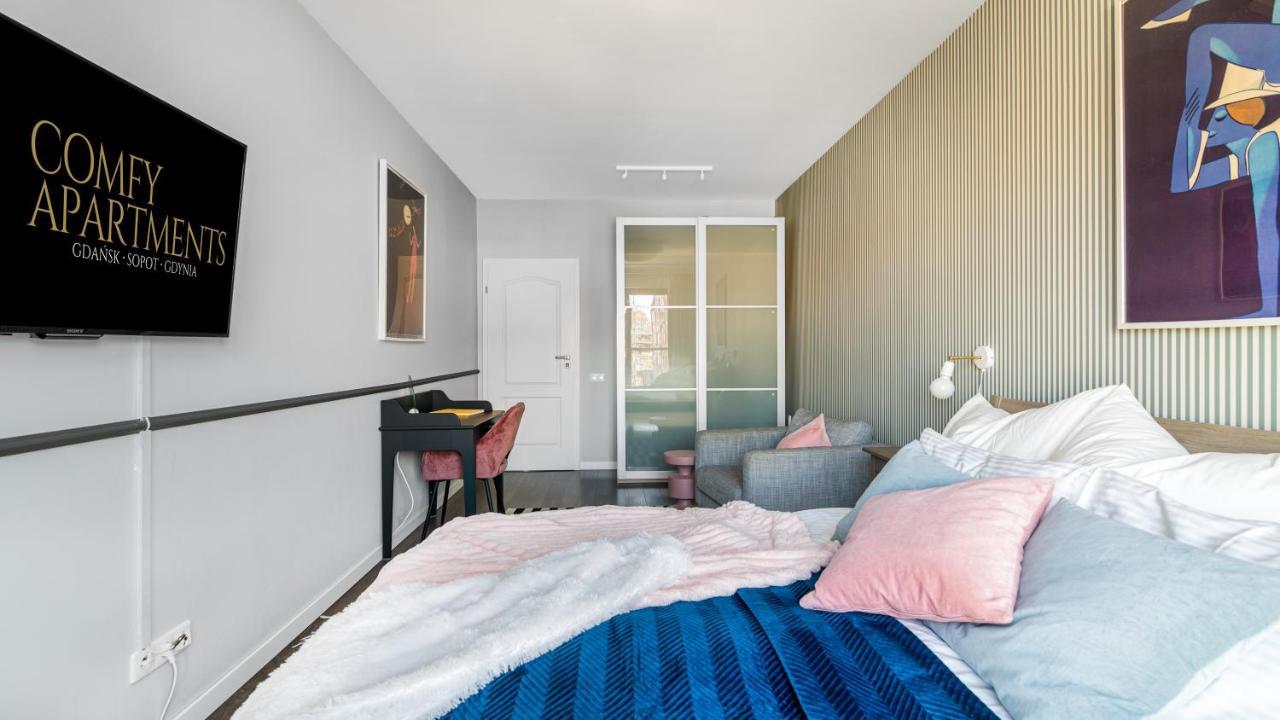 Waterlane W Oknami Na Rzeke - Marina View - Comfy Apartments Gdańsk Zewnętrze zdjęcie